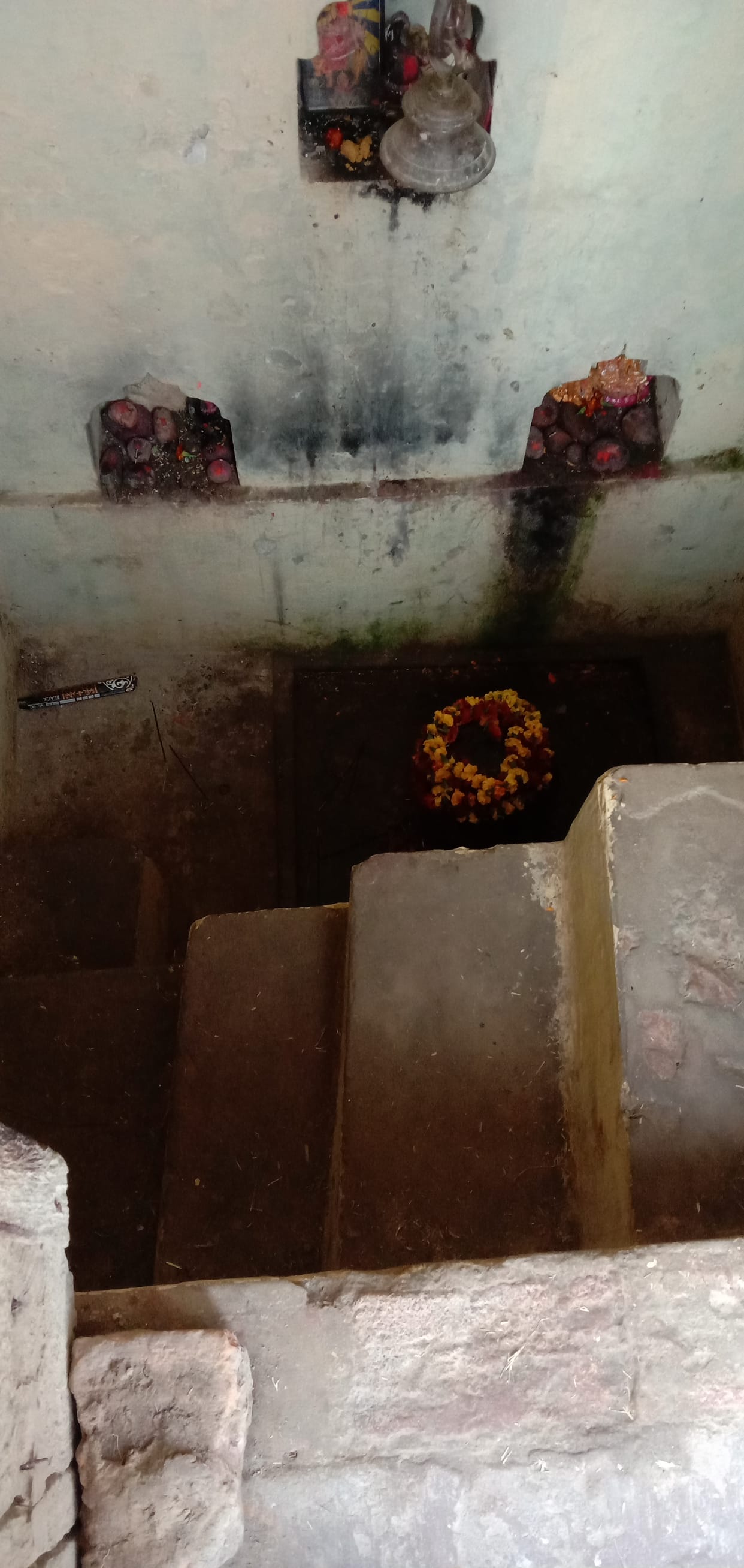Dug well to quench thirst, run across Shivling