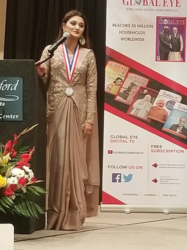 India environmental activist Aarushi Nishank receives Top 20 Global Women Award