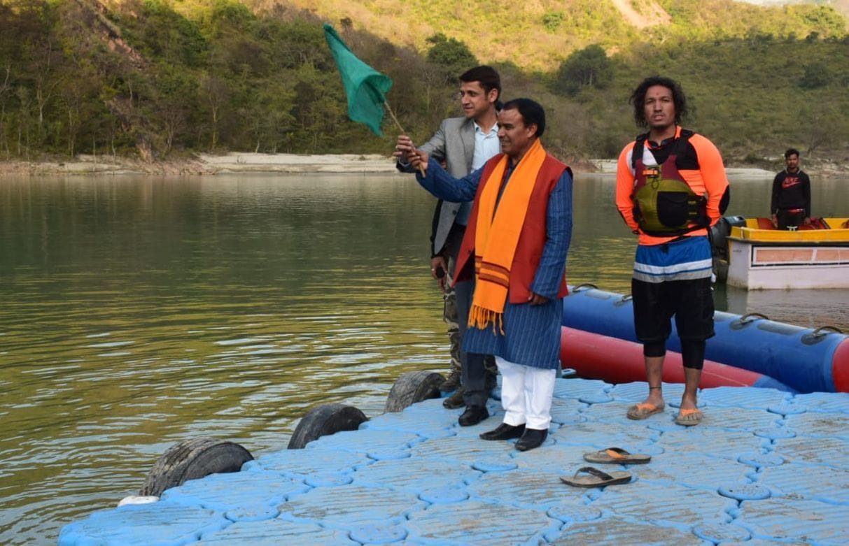 Water skiing training started in Papadasu