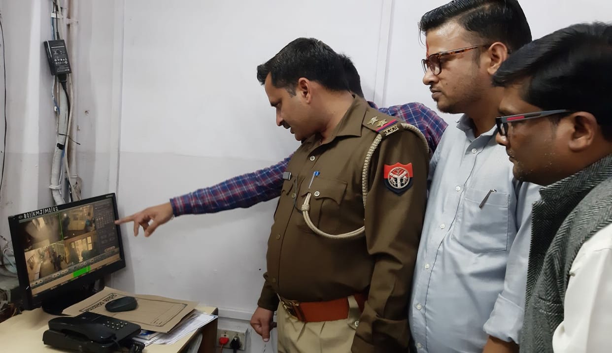 Cash was leveled with accountant's bag in bank