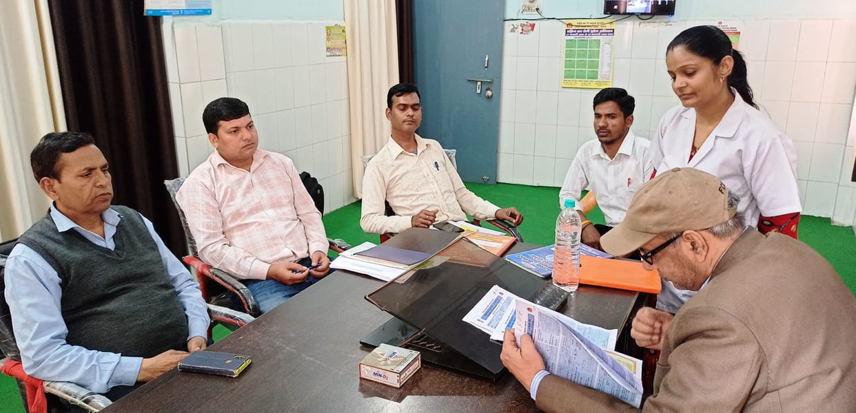 lucknow medical team inspection in CHC