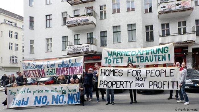 worldwide inflation rising rent prices protest in London, Berlin, Hongkong