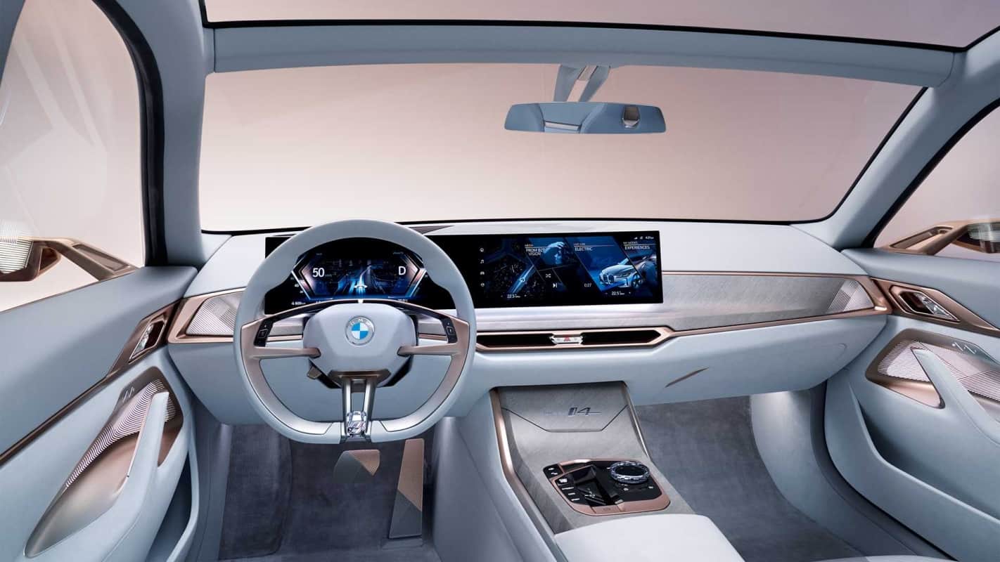 bmw concept i4 electric car electric vehicle bmw electric car sedan to compete tesla model 3
