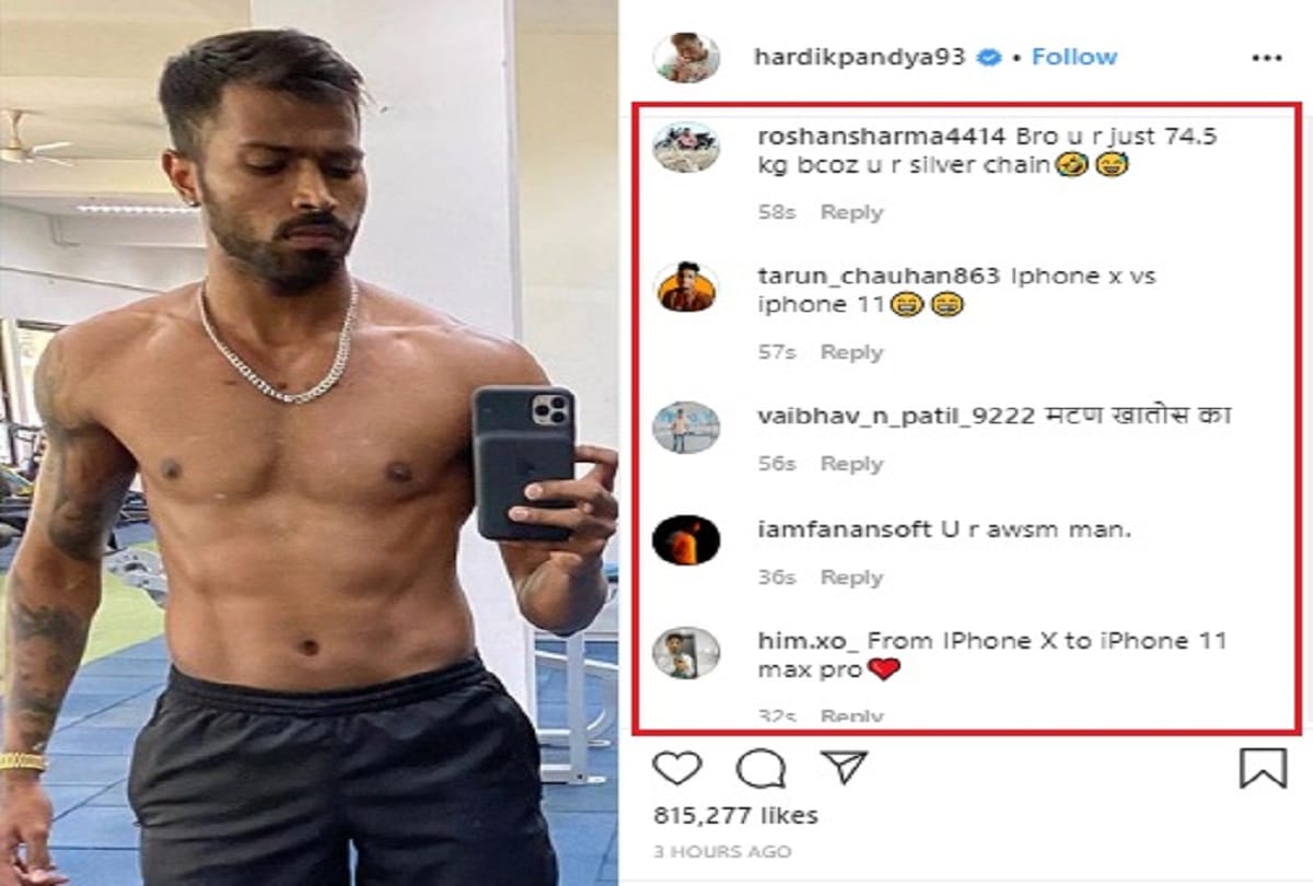 Hardik Pandya ahead of IPL 2020 shared his photo after gaining weights and changing hairstyle
