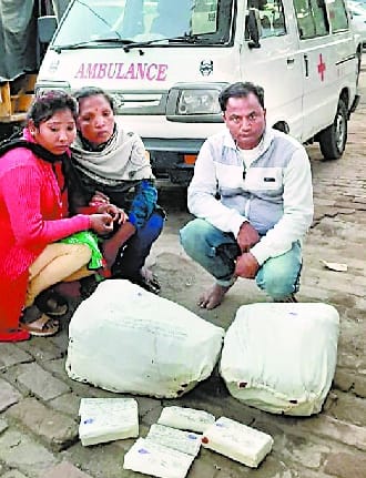 Chaos smuggling in ambulance from Nepal, 16 kg charas recovered
