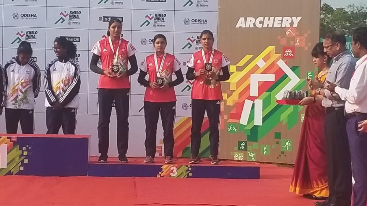 Khelo India University Games: Two gold, three silver and three bronze medals won.