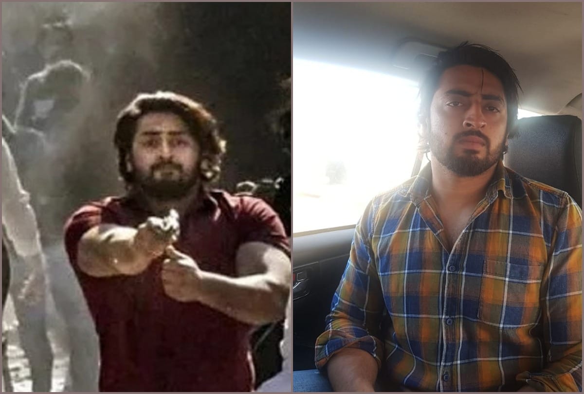 Delhi violent protest accused gun man Mohammad Shahrukh arrested from Shamli crime news hindi