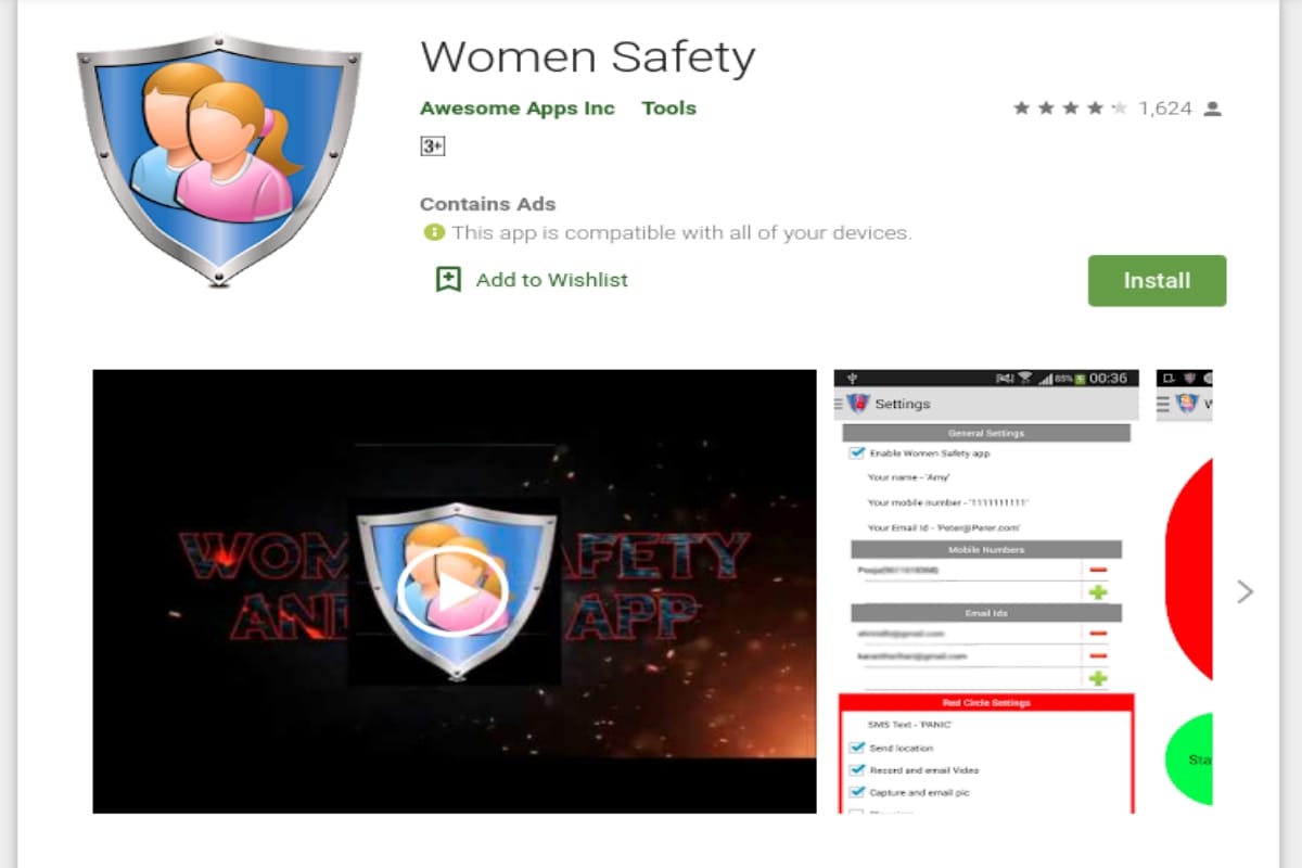 top 5 apps for women safety