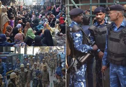 कानपुर में सीएए के विरोध में धरना प्रदर्शन