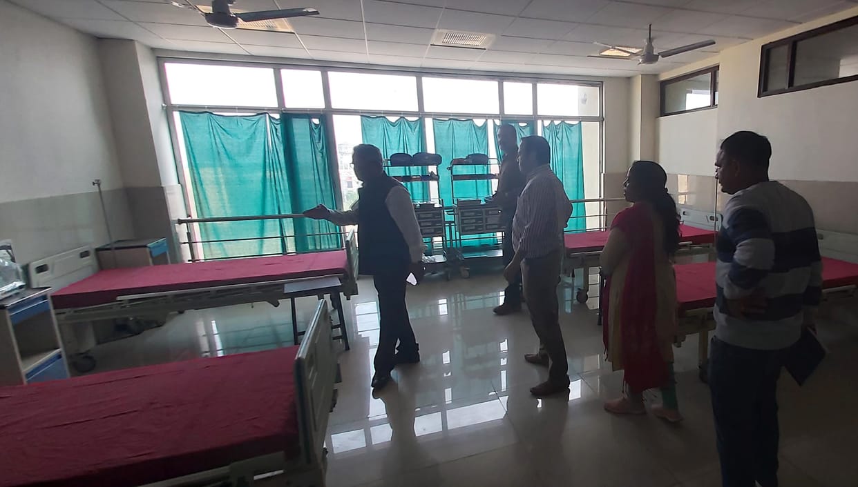 Not afraid, district hospital and medical college is ready