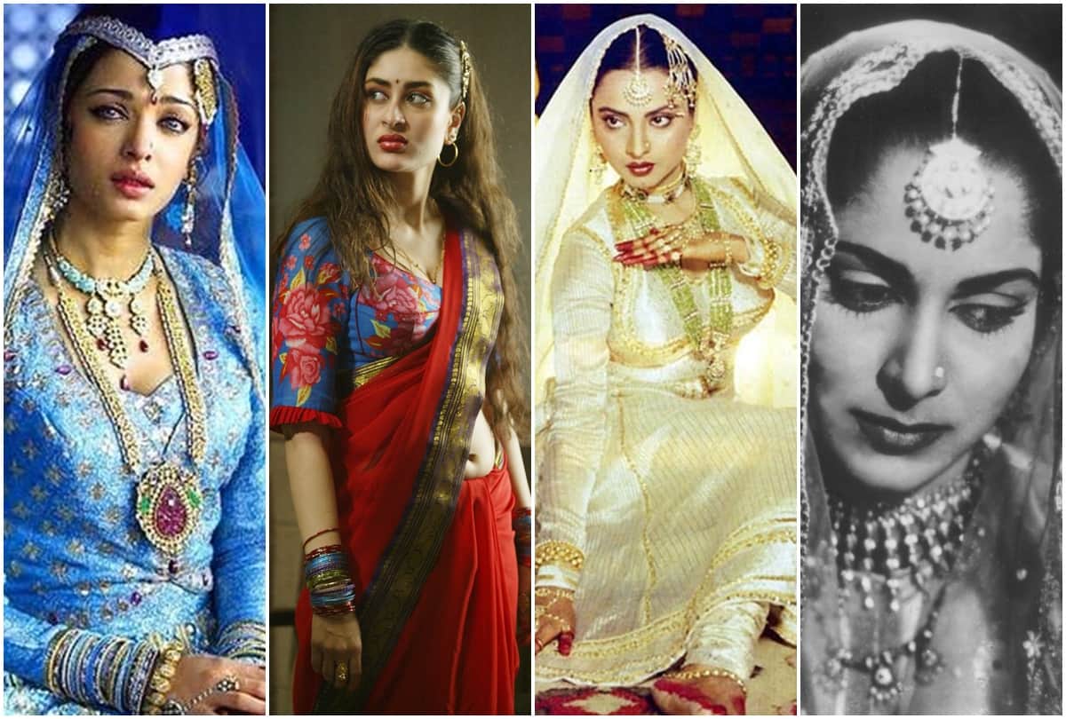 Vaheeda Rehman Rekha Aishwarya Tabu Kareena Madhuri Bollywood Actresses Played Courtesan Character