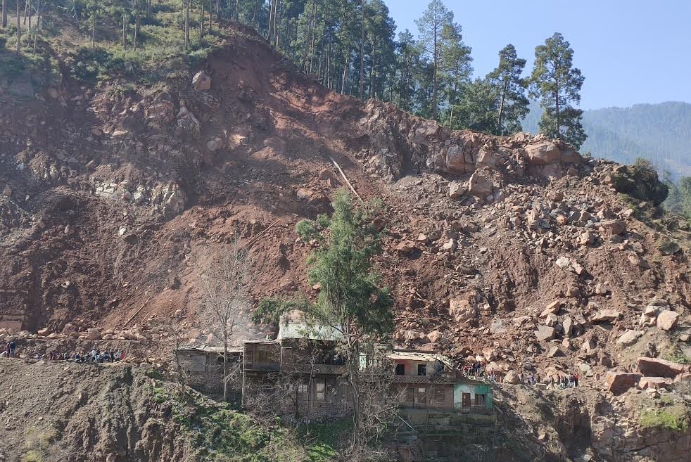 land sliding