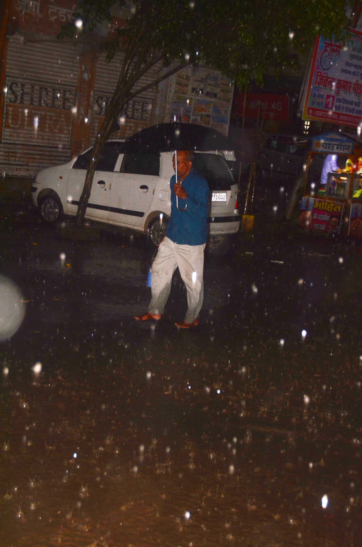 Farmers stunned by rain and hail