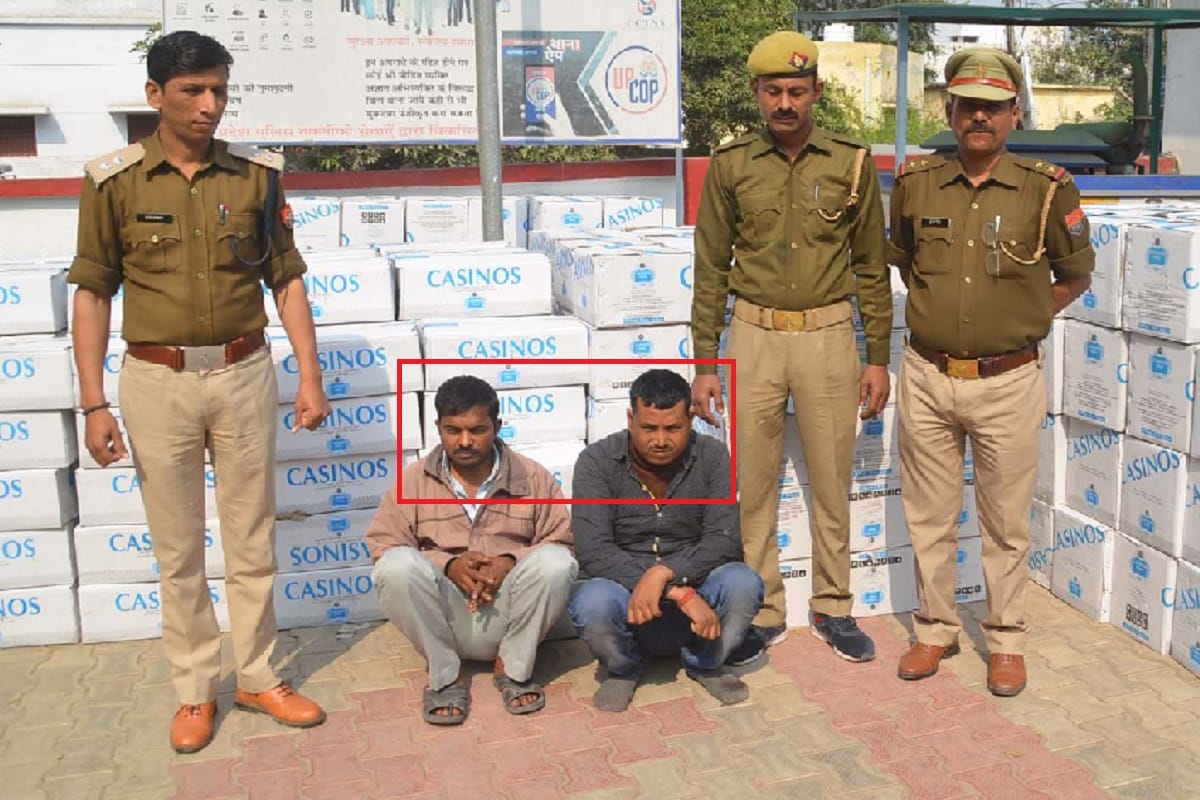 Police is six smuggler arrested with 376 boxes of Illegal liquor in Baghpat UP