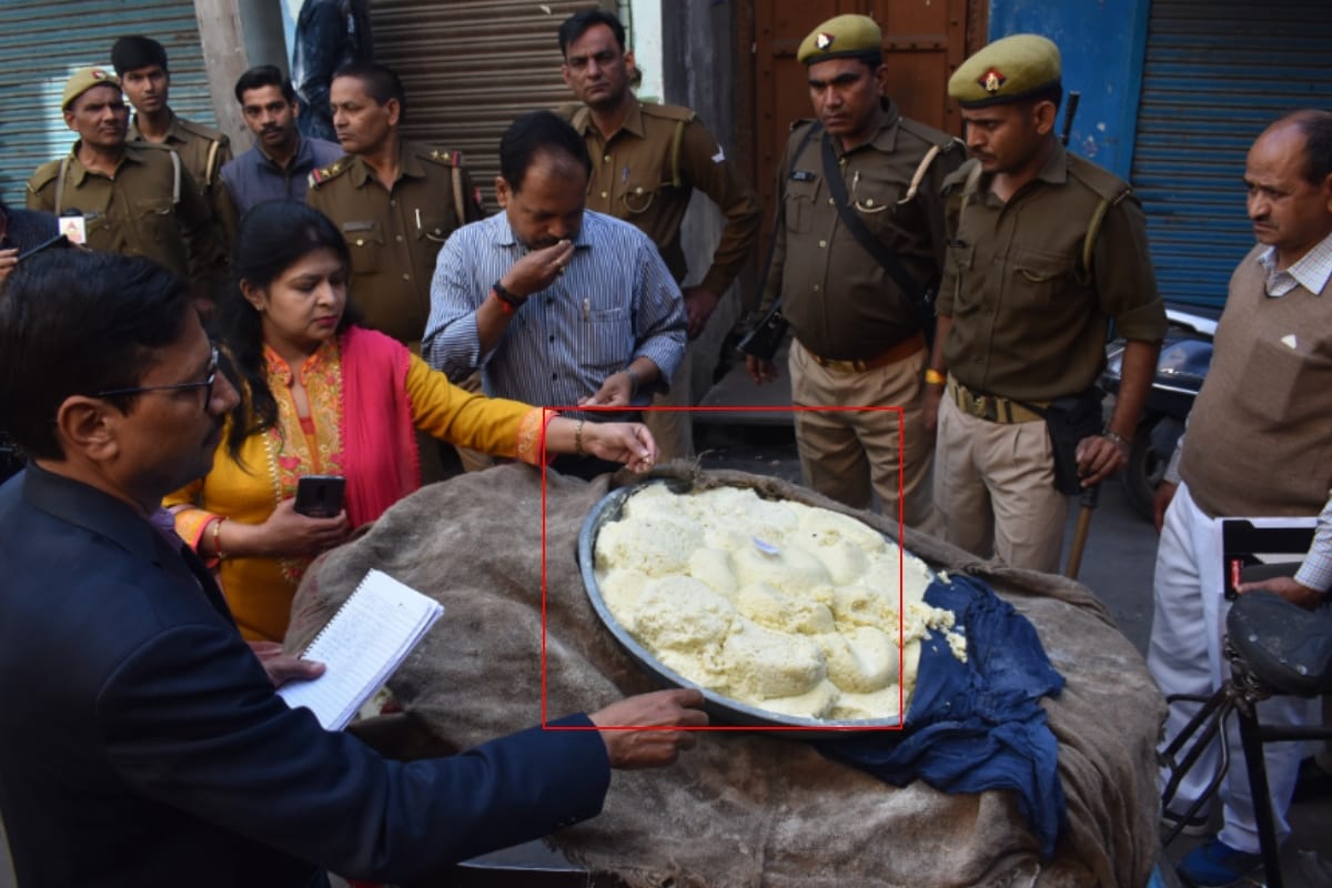 forty nine kg milk powder-oil seized in Meerut, ten quintals of fake khoya destroyed