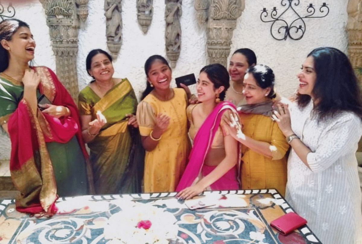 Boney Kapoor and his family gathered for a small pooja at the Sridevi house in Chennai