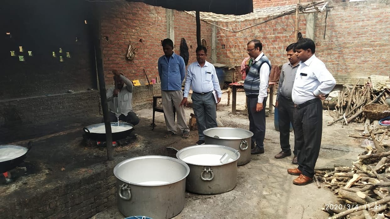 Food authorities raid four establishments in auraiya