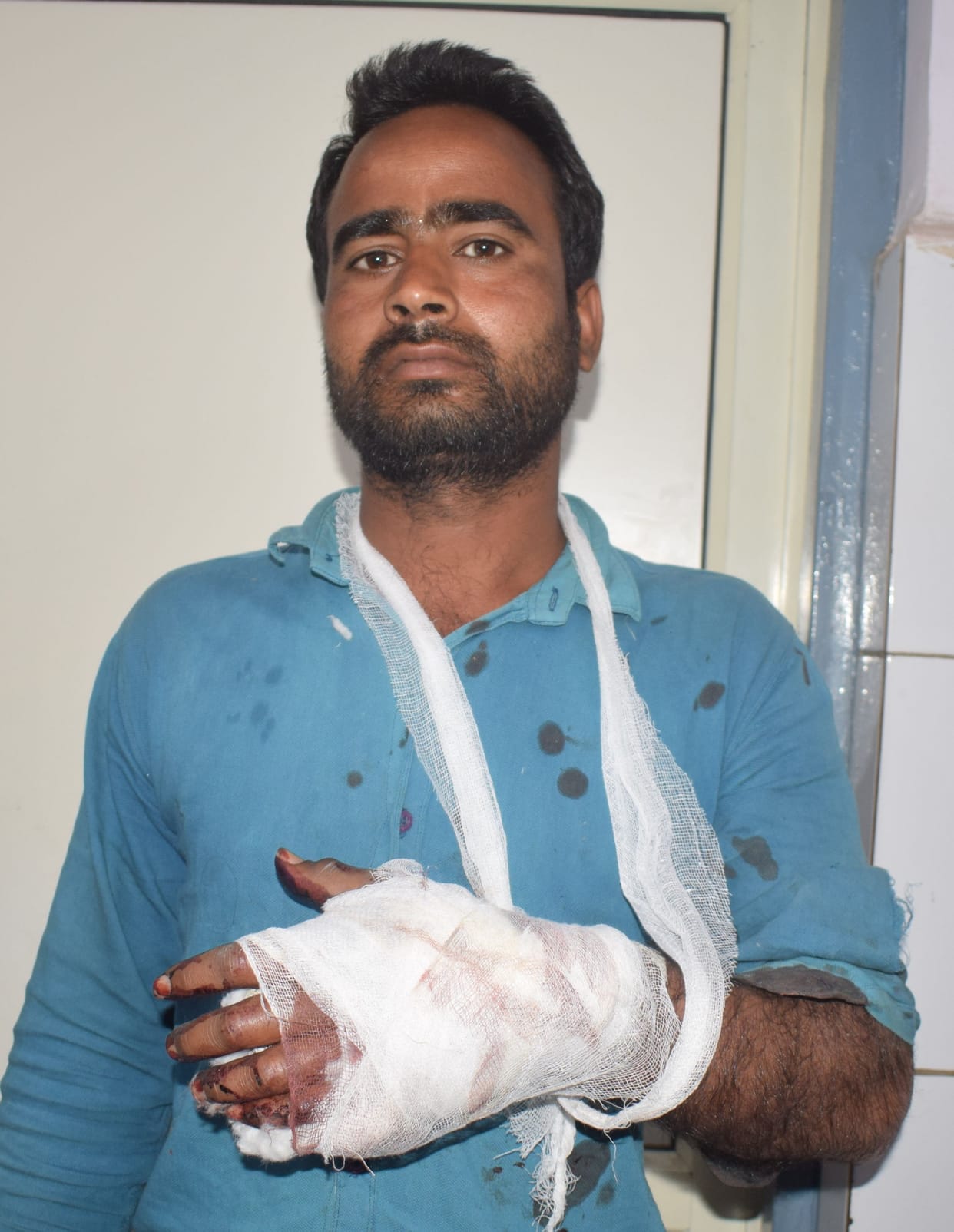 young man injured in firing