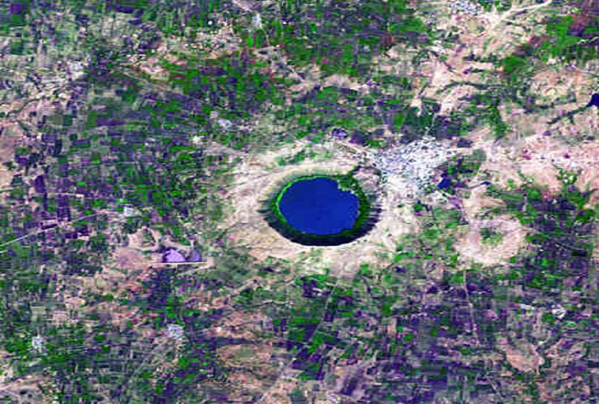 Ancient mythological crater lake of India Lonar Lake Mystery