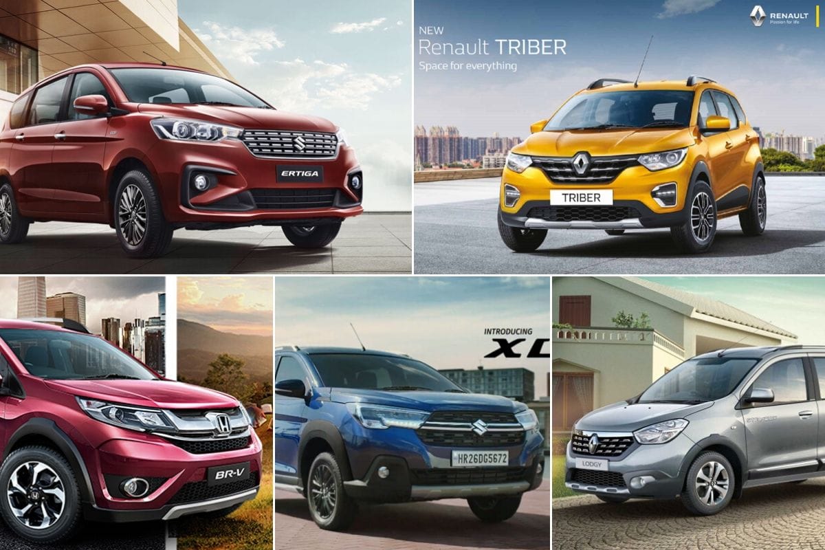 Maruti Suzuki Ertiga to Renault Triber to Renault LODGY to Honda BR V to Maruti Suzuki XL6 best mpvs