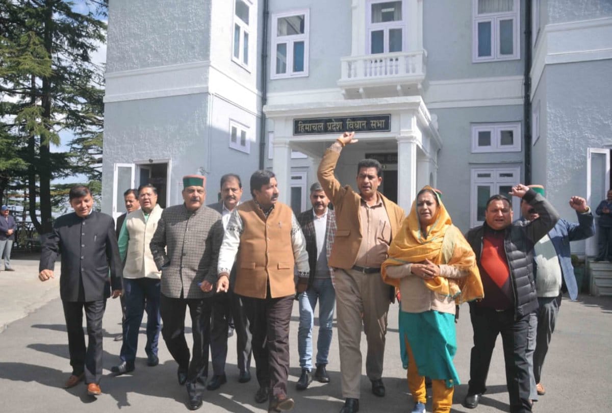 Himachal Pradesh  budget session 2020  congress walkout over corona virus outbreak