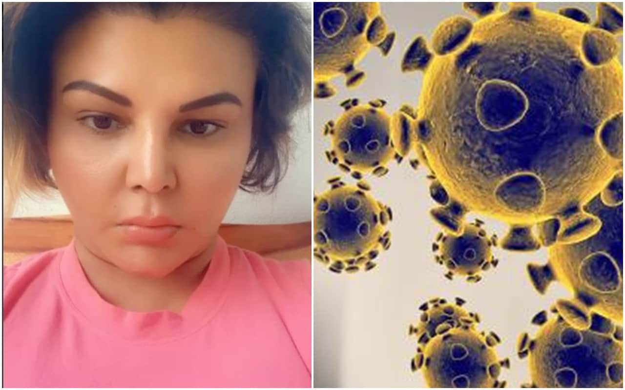 Rakhi Sawant travel in flight during the covid 19 Coronavirus