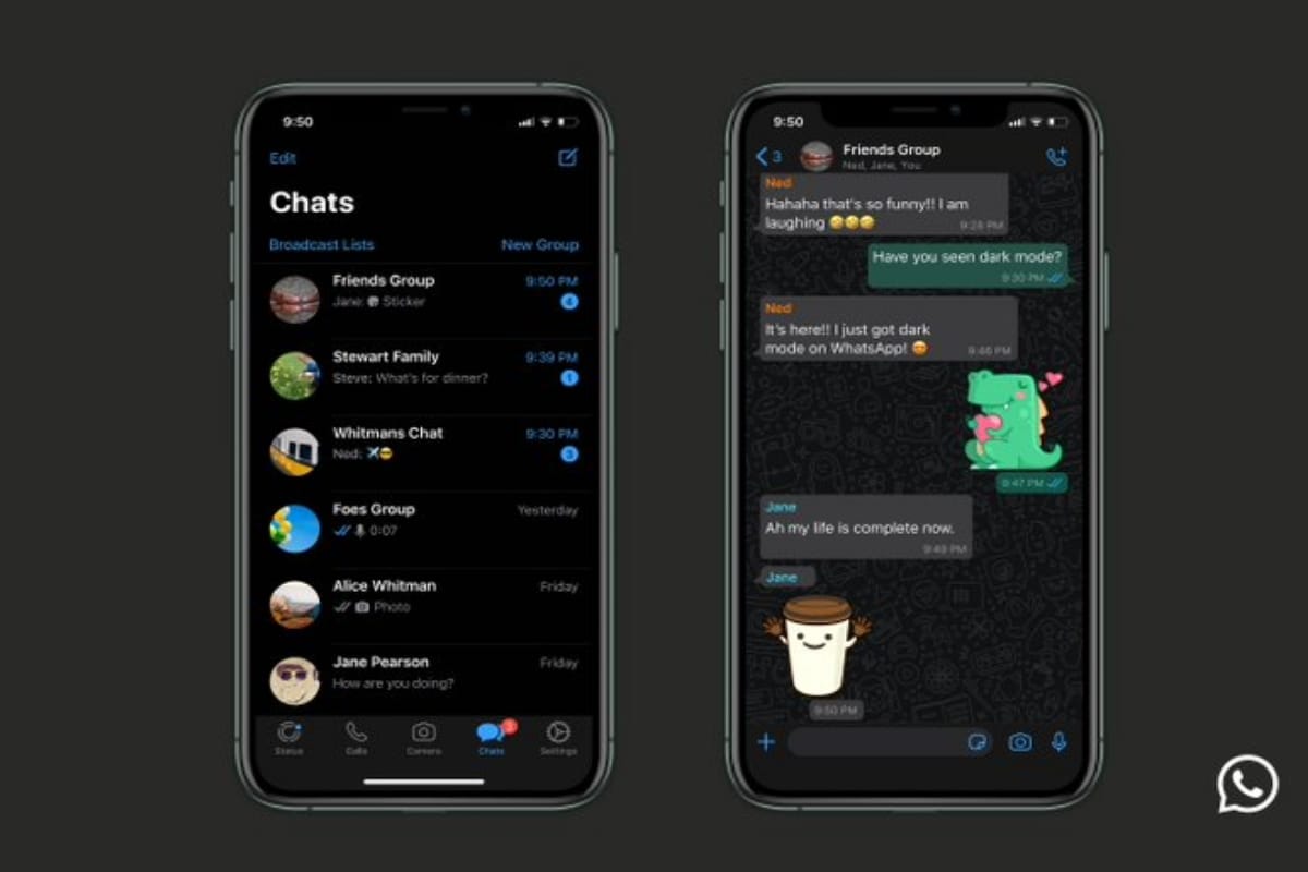 WhatsApp Dark Mode Officially Launch For Android And IOS Users Know All Details In Hindi