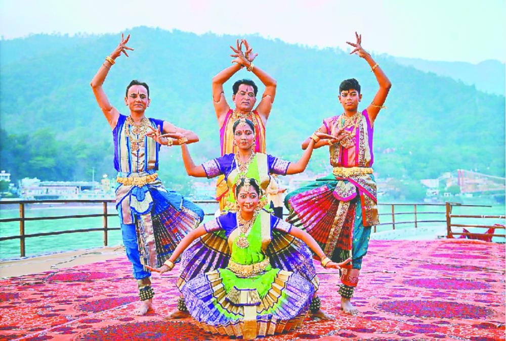 International yoga festival 2020: Tourists Doing dance with Yoga in Beatles Ashram, Photos