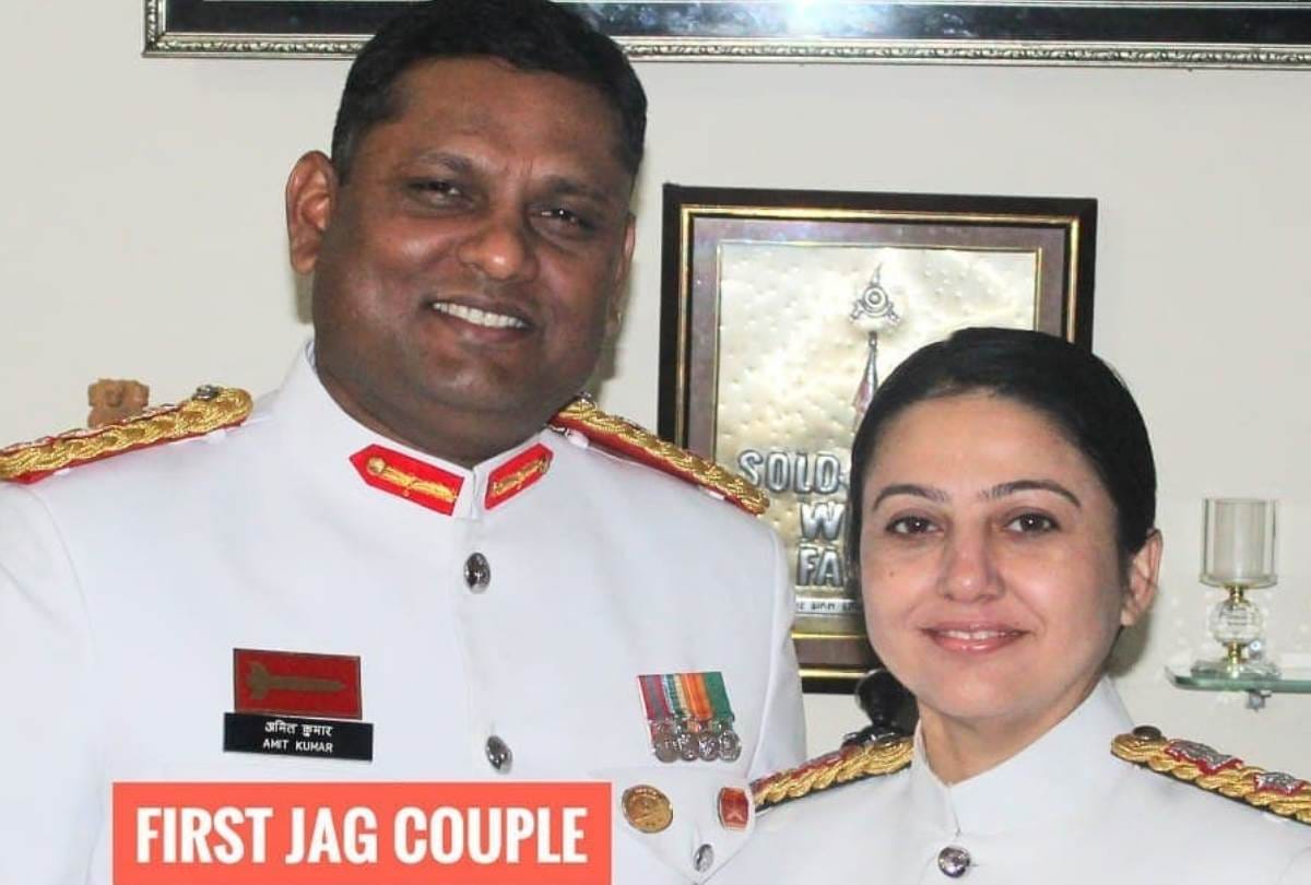 amit kumar and anu dogra will become first Colonel jag couple of country
