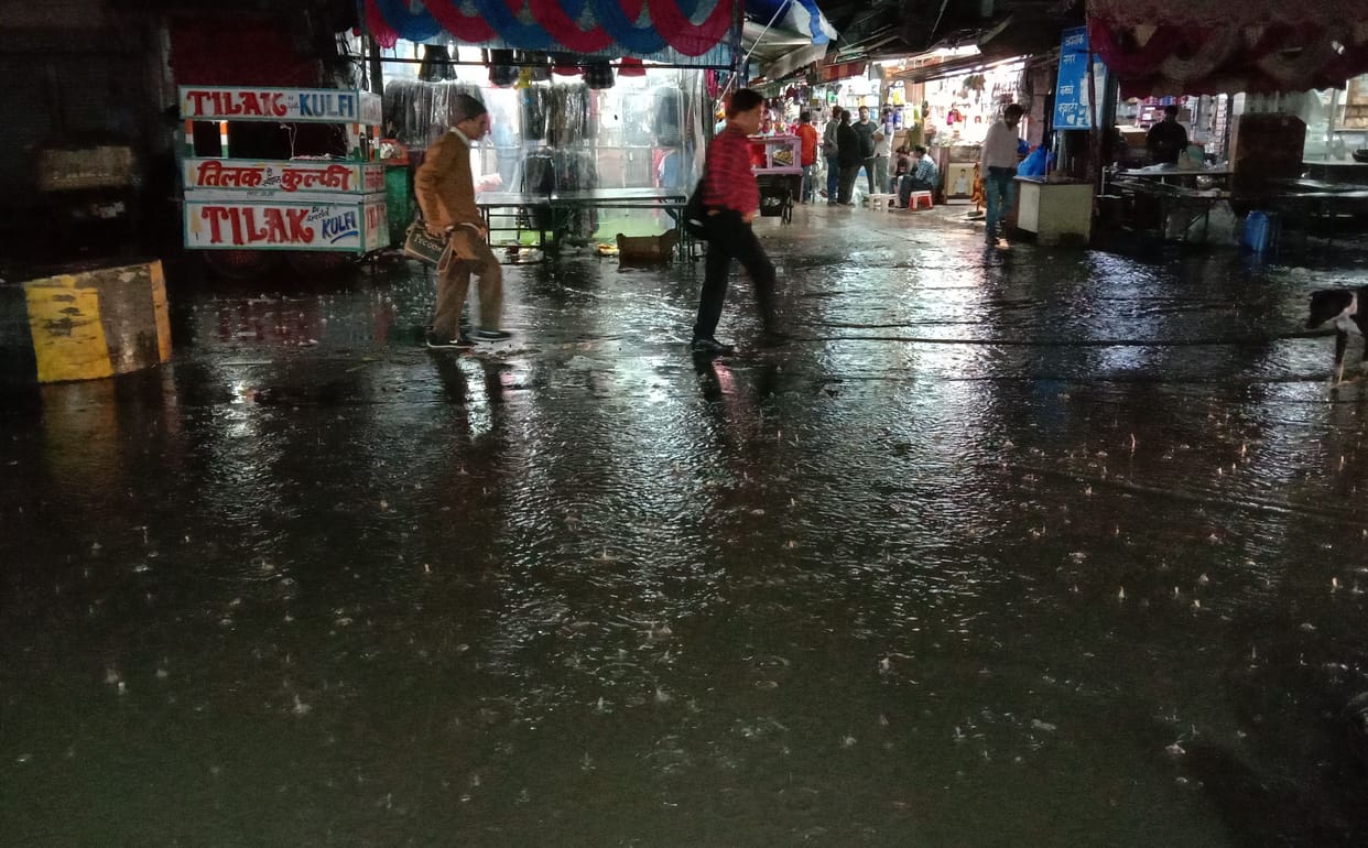 Heavy rains and hailstorm changed the weather patterns, heavy damage to crops.