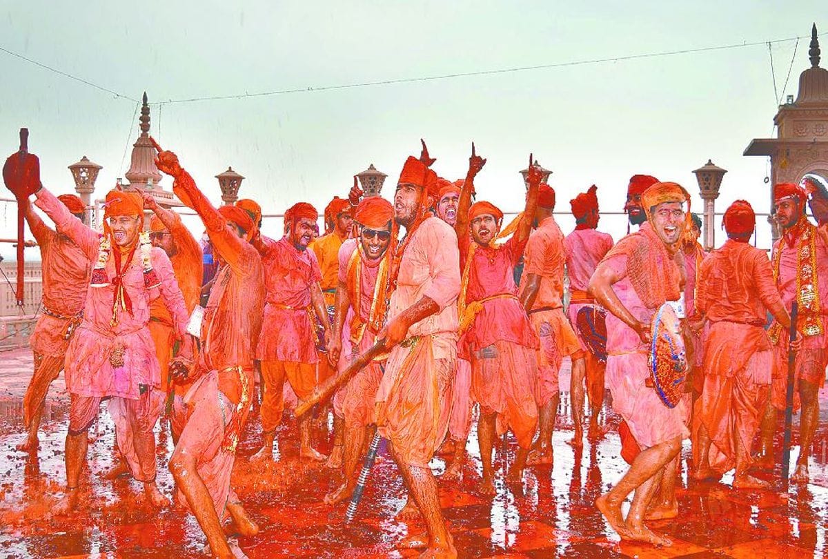 nandgaon lathamar Holi 2020 after barsana