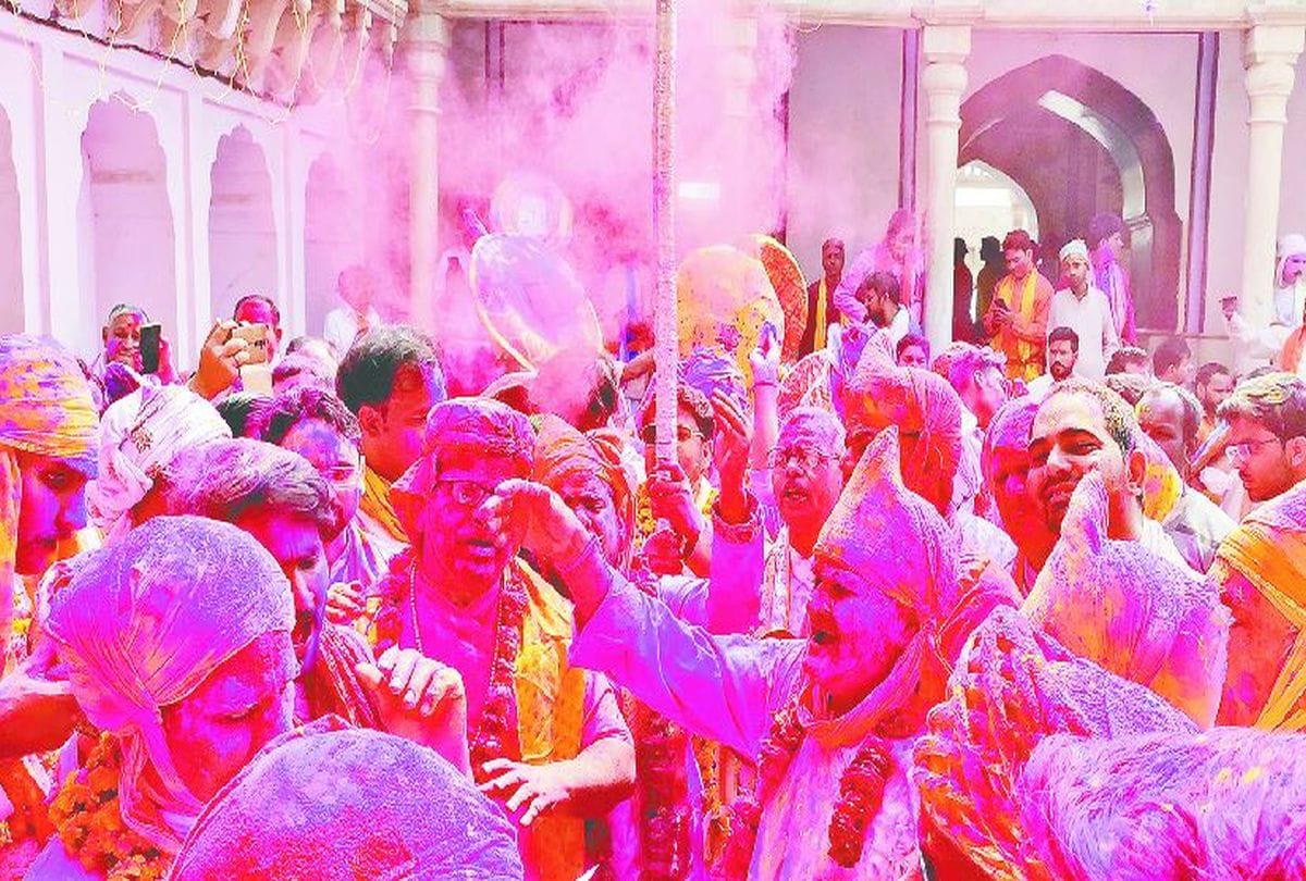 Holi 2021 in Mathura Vrindavan News: Mathura Holi 2021 celebrations will start on Vasant Panchami