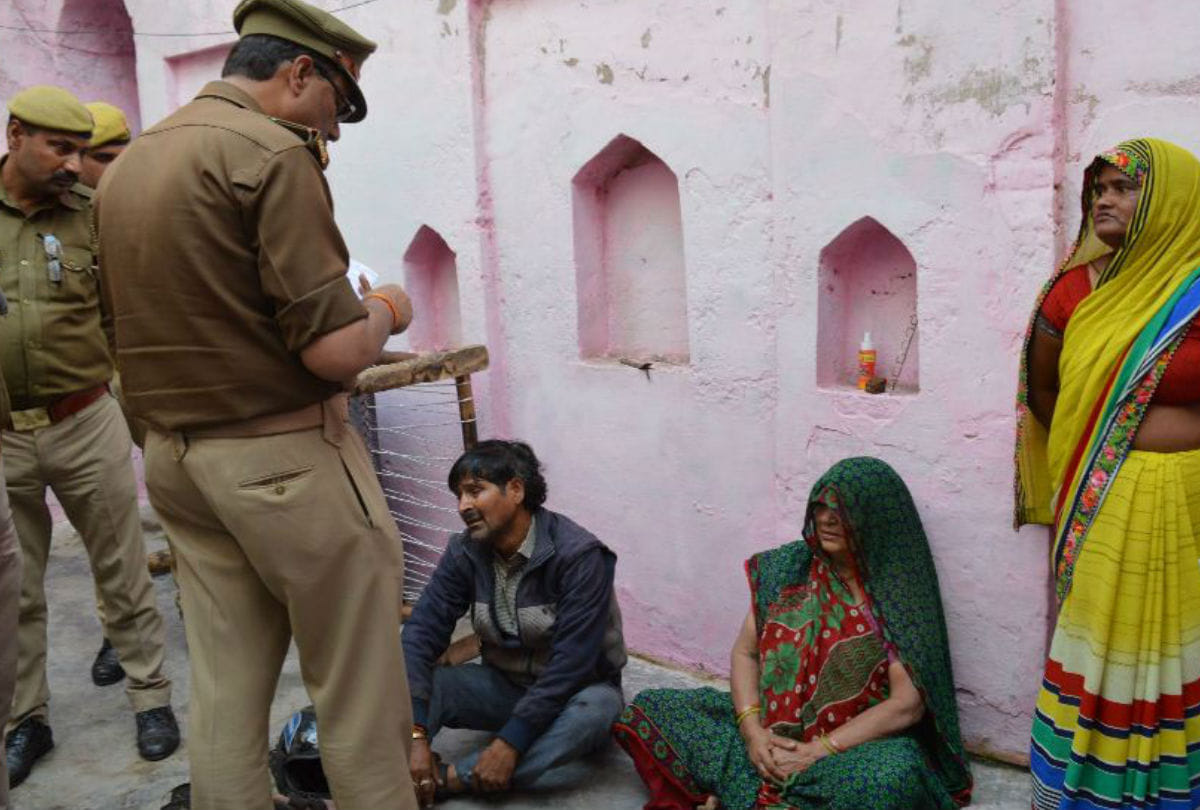 Nephew Shot Dead Mama Mathura Crime News
