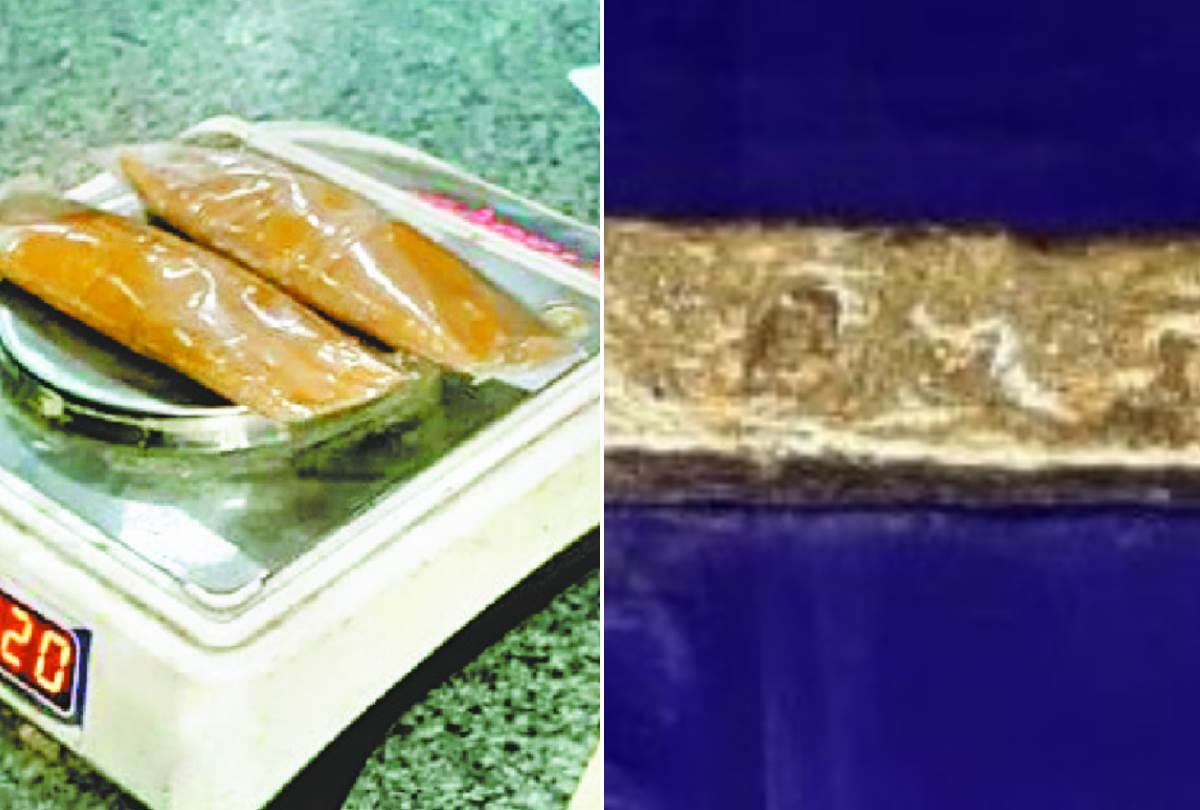 passenger caught with gold at amaui airport