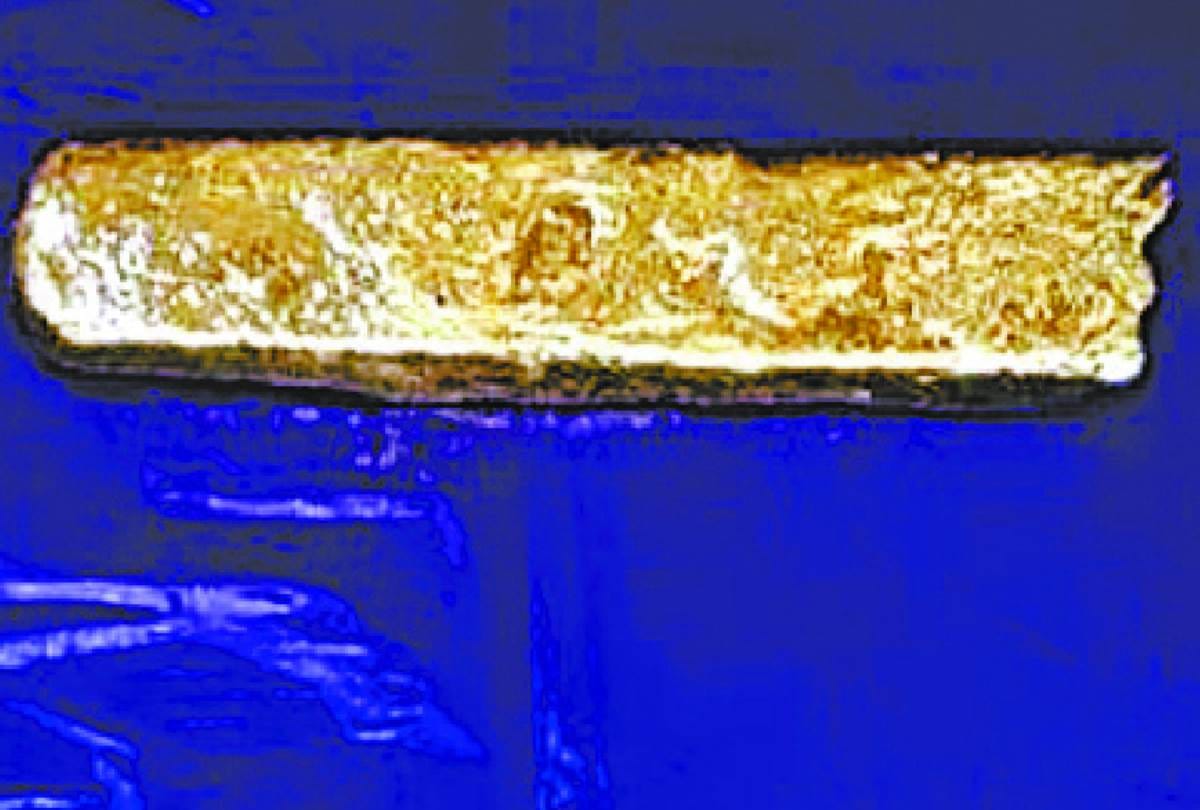 passenger caught with gold at amaui airport