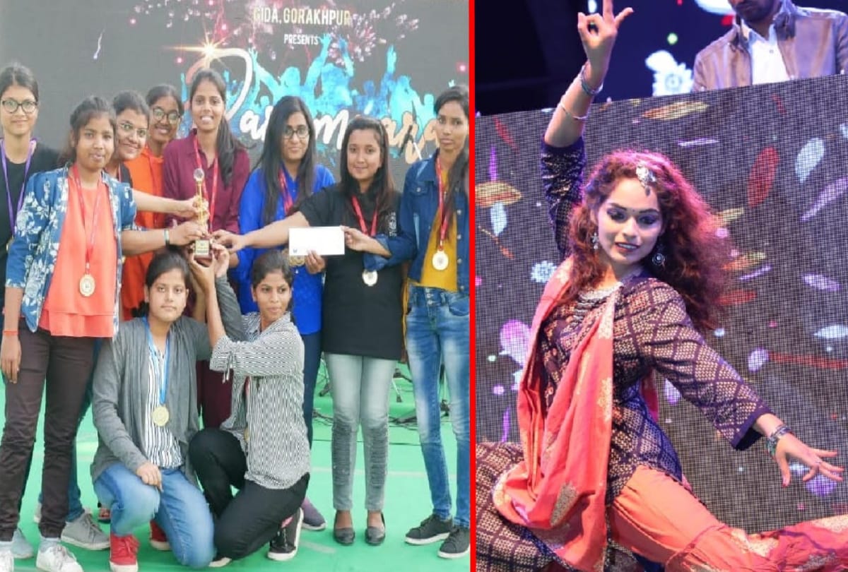 competition Winners awarded in mega fest end in ITM Gida gorakhpur