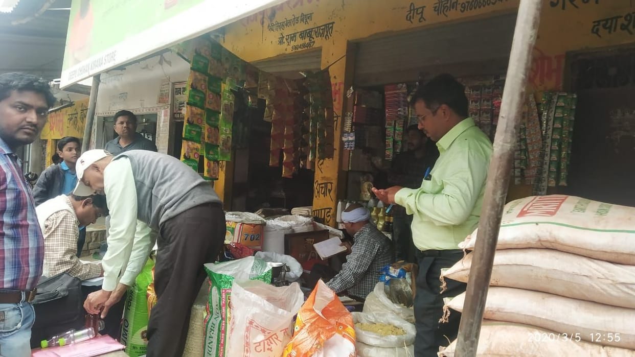 Samples collected from food traders' establishments in Bidhuna