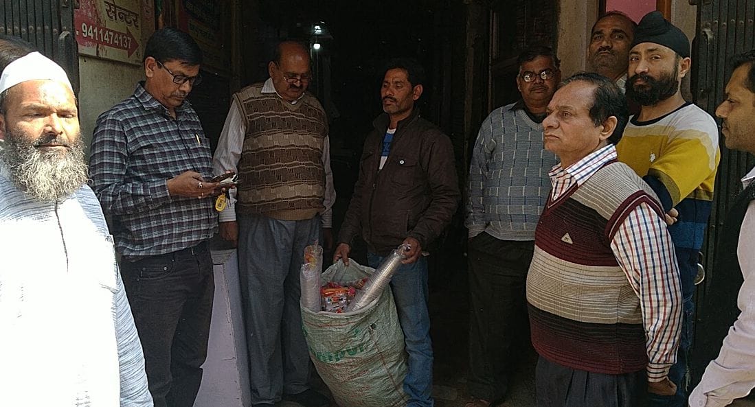 Palika team conducts polythene seizure campaign
