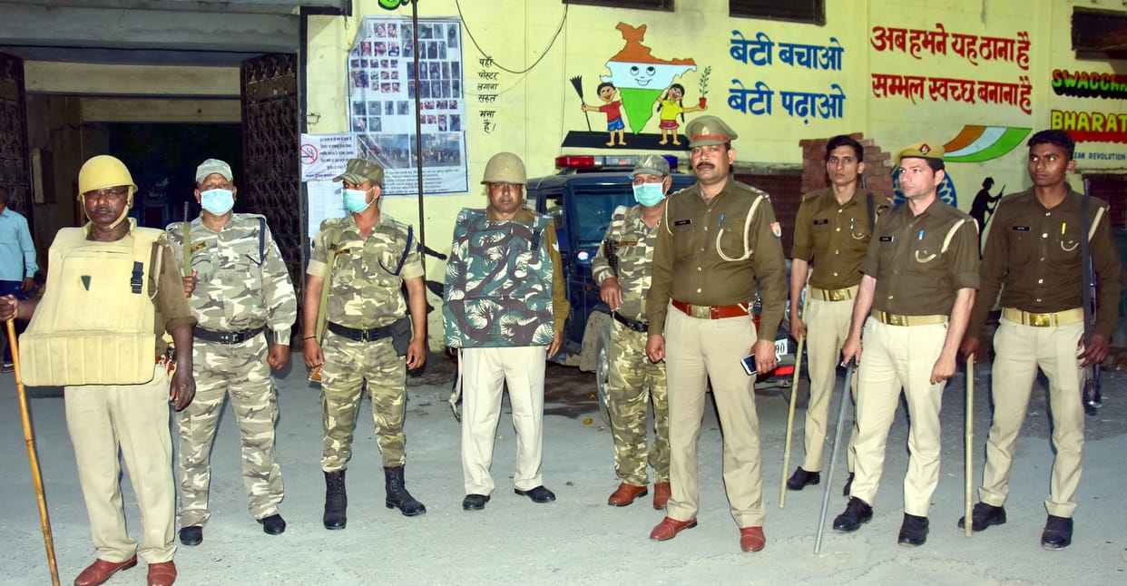 police alert in sambhal