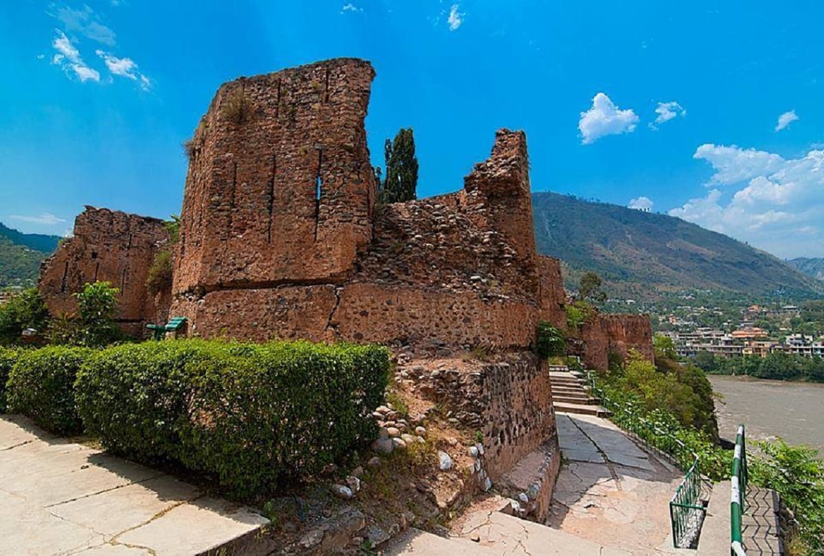 Red Fort of Pakistan also known as Muzaffarabad Fort and Rutta Qila