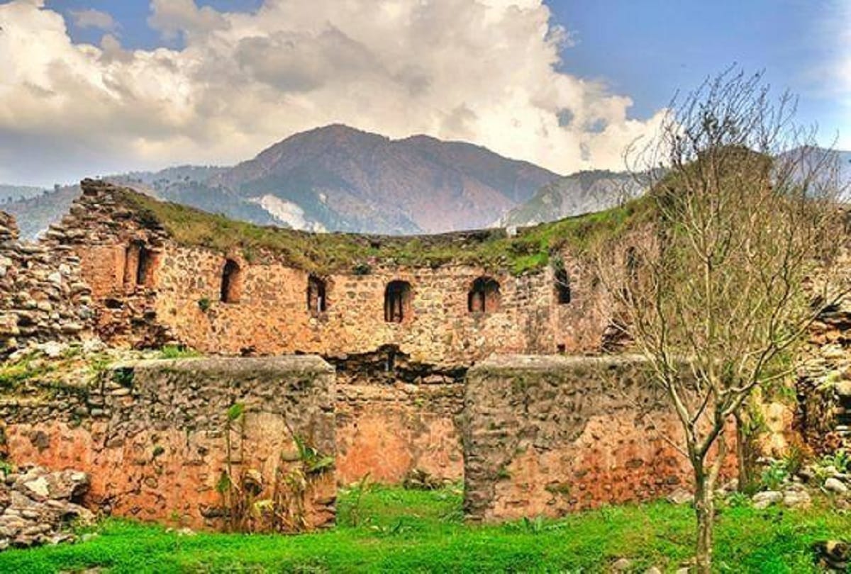 Red Fort of Pakistan also known as Muzaffarabad Fort and Rutta Qila