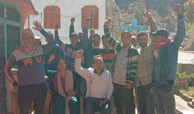 people protested in post office