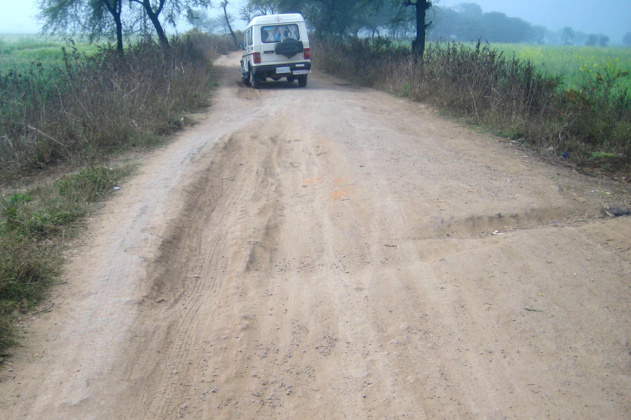 Silawan to sukari road turned into pits