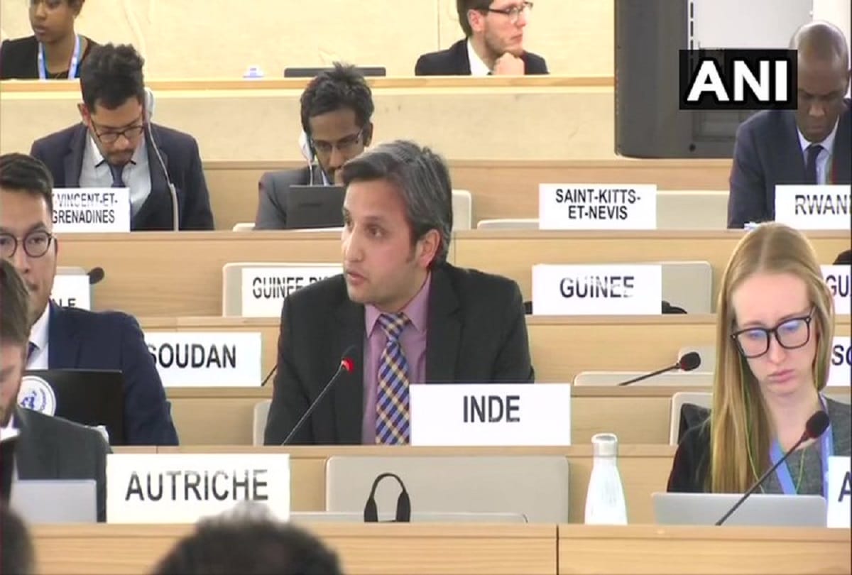 Pakistani delegation is raising false & fabricated concerns for rights of human rights  elsewhere