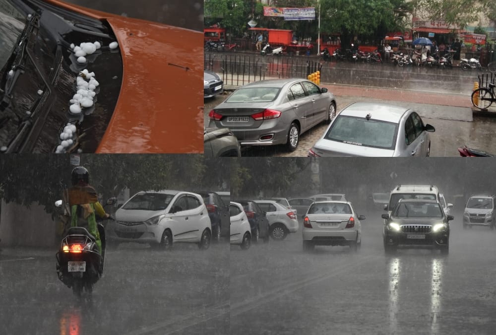 Rain and weather changes in Lucknow and near by areas.