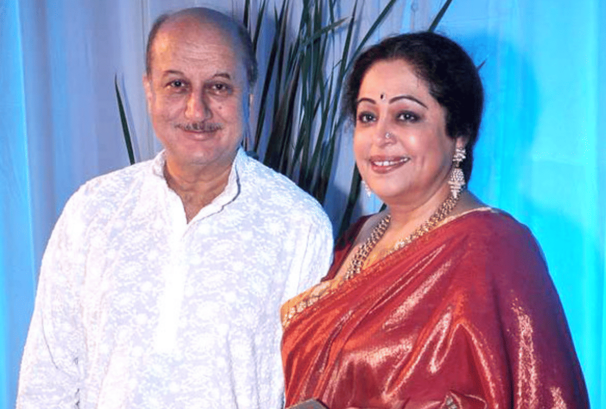 anupam kher wishes Kirron Kher birthday sharing throwback photos
