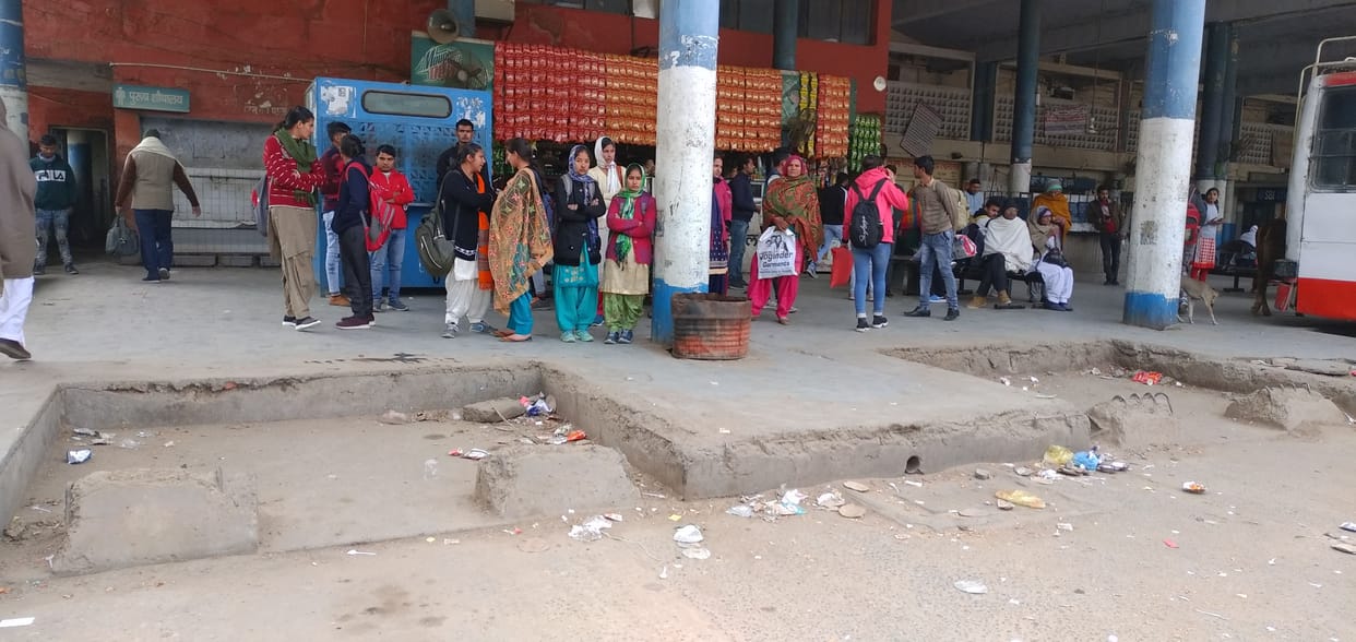 earthen bridge built on alternate route to rain, gohana road not settled