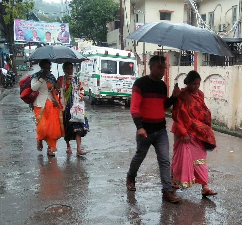 snowfall in higher regions of bageshwar