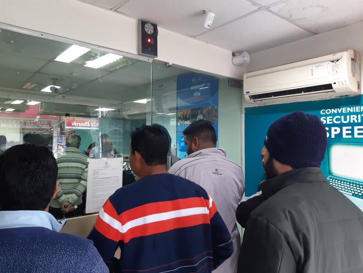 Stirred in Yes Bank account holders, rush for cash withdrawal, fatehabad