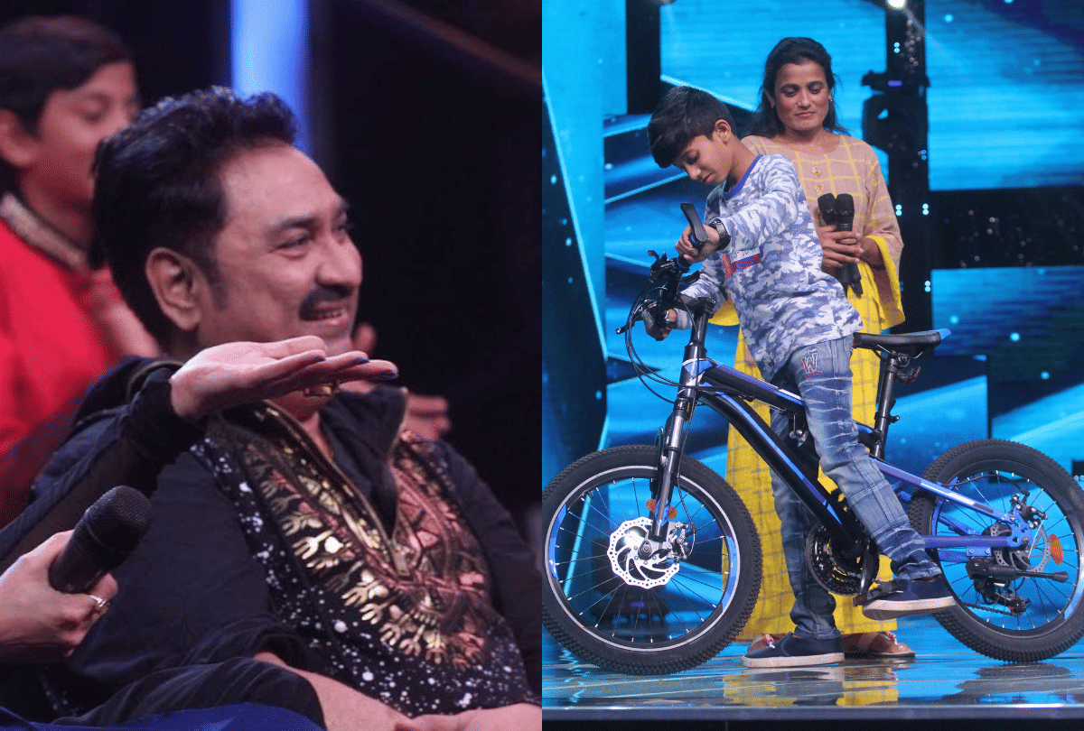Kumar Sanu give one lakh rupees and cycle a contestant in Sa Re Ga Ma Pa Lil Champs audition